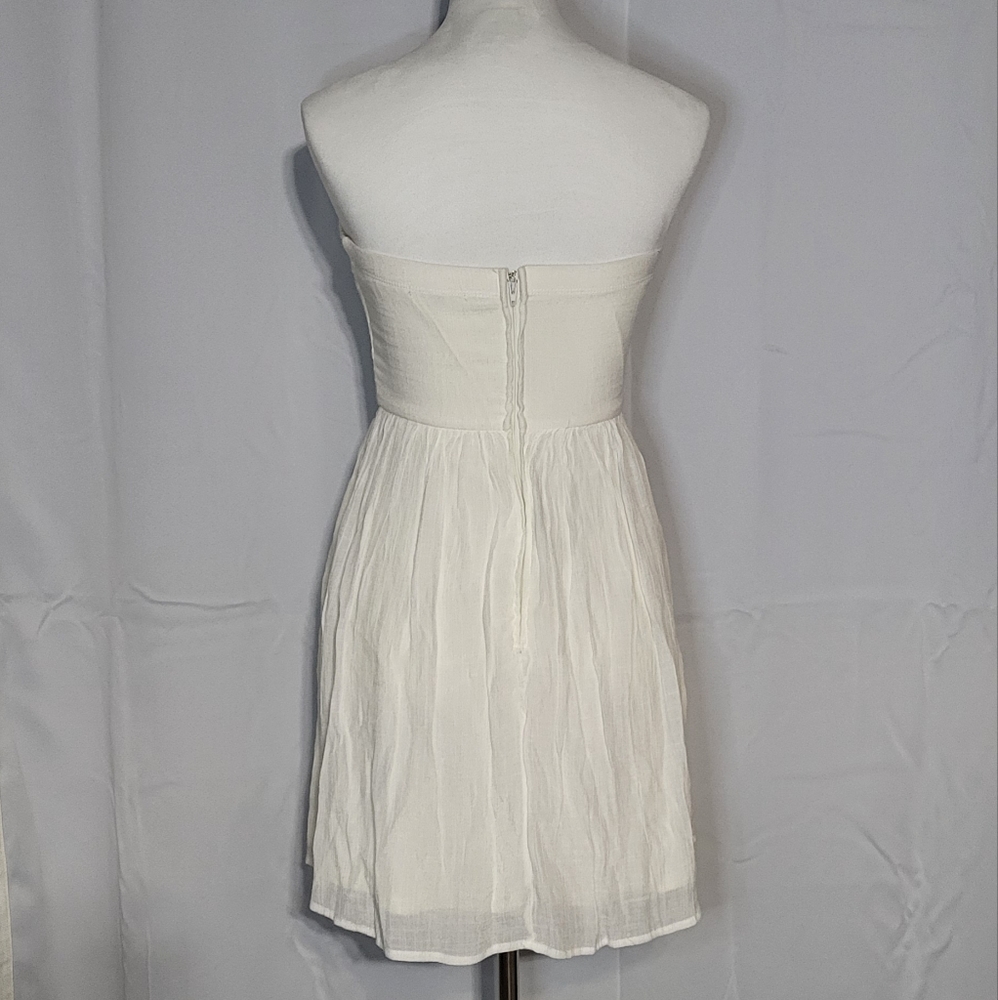 Charlotte Russe Womens White Strapless Mini Dress Size Medium EUC 🐈 - Picture 9 of 12